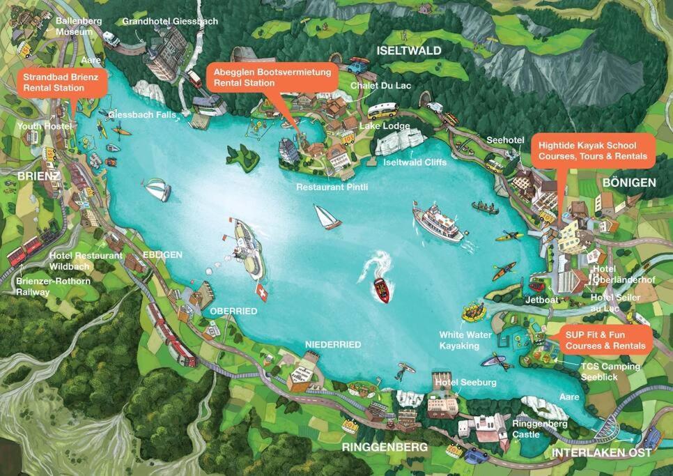 Chalet Mignon - Your Vacation Oasis At Lake Brienz Bönigen Exterior foto